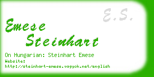 emese steinhart business card